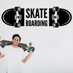 Autocollant Planche Skate Bording - 1