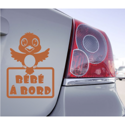Sticker Bébé à Bord Oiseau - 11