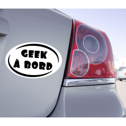 Sticker Geek à Bord - 1