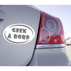 Sticker Geek à Bord - 3