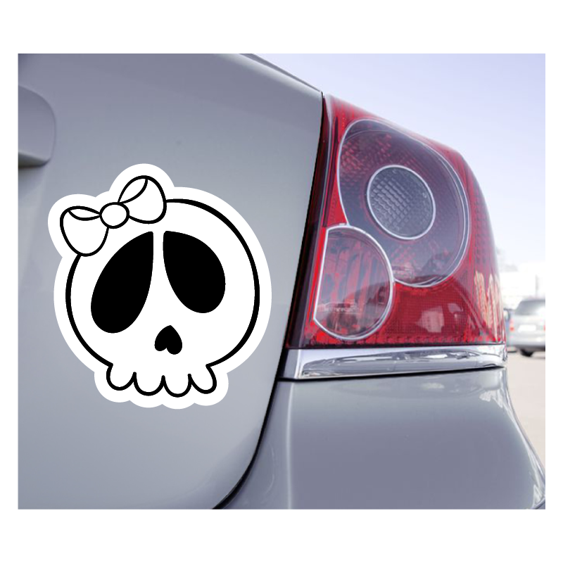 Sticker Skull Girl - 1