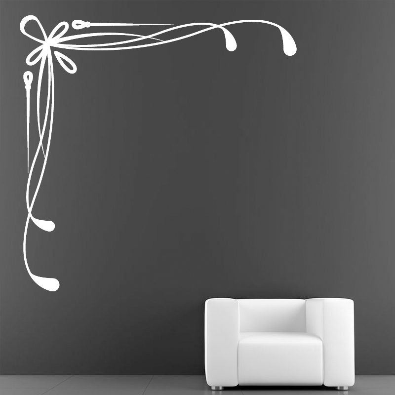 4 Stickers Muraux Coin de cadre Alioth ZoneStickers