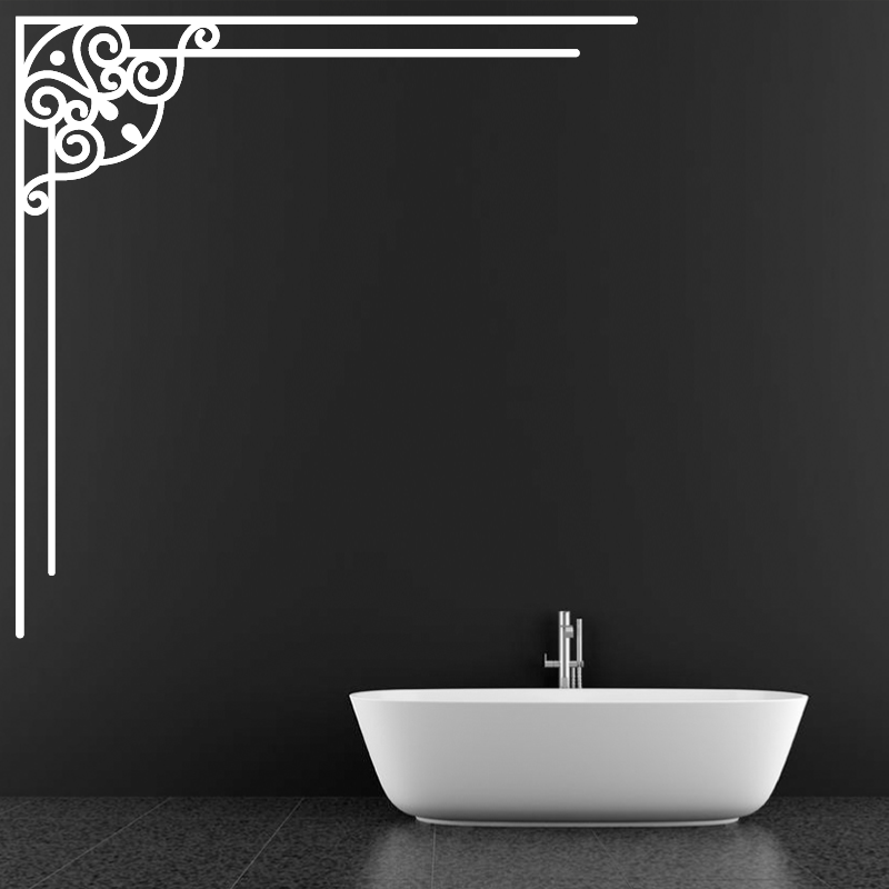 4 Stickers Coin de cadre Grumium ZoneStickers