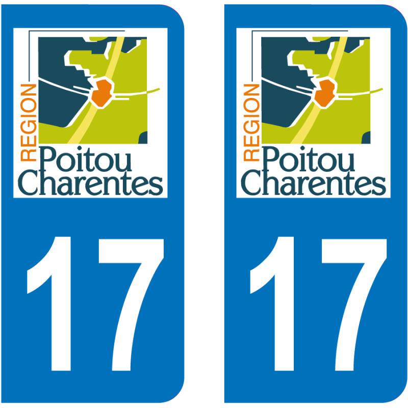 Autocollant Plaque 17 Charente Maritime Autocollant Plaque 17 Charente Maritime