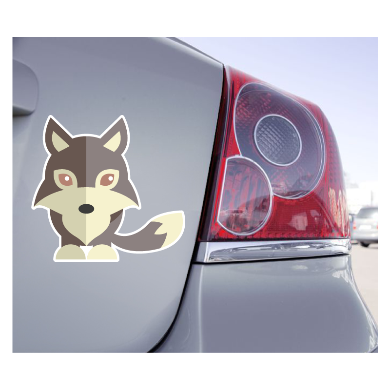 Sticker Loup  BD - 1