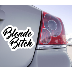 Sticker Blonde Bitch - 1
