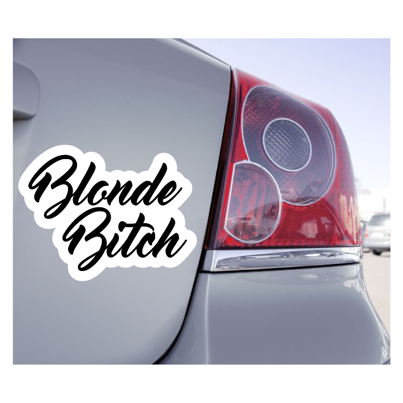 Sticker Blonde Bitch - 1