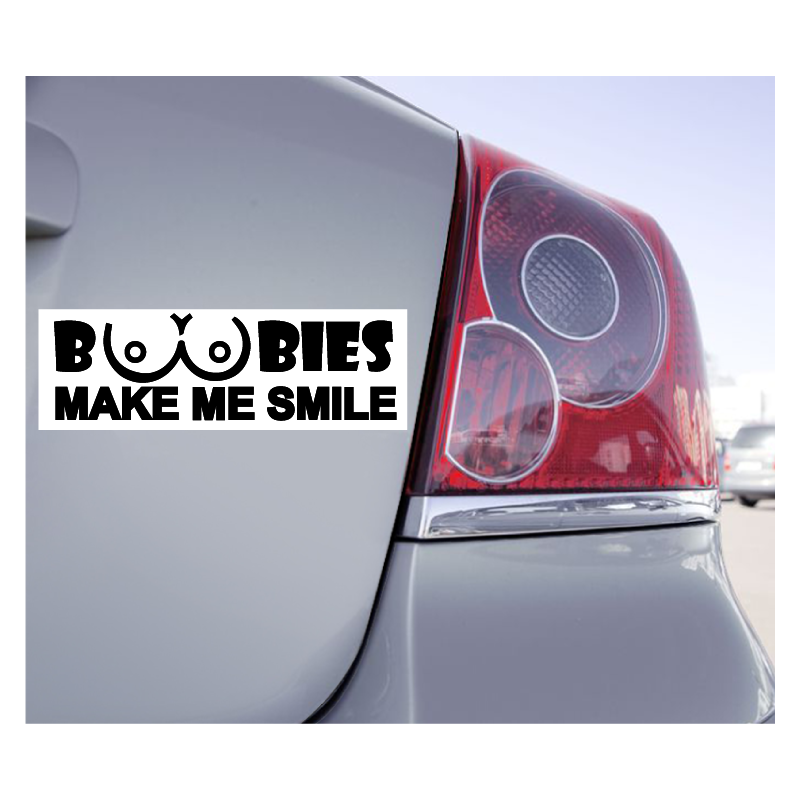 Sticker Boobies Make Me Smile - 1