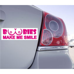 Sticker Boobies Make Me Smile - 10