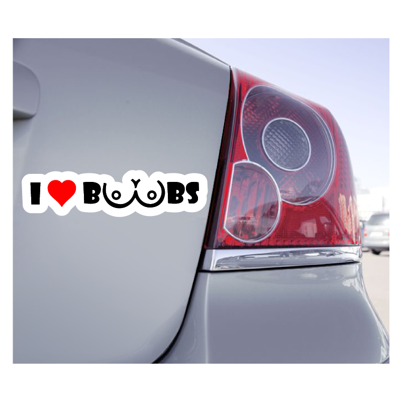 Sticker I Love Boobs - 1