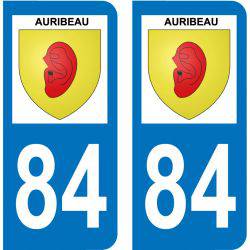 Sticker Plaque Auribeau 84400