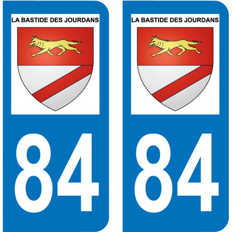 Sticker Plaque La Bastide-des-Jourdans 84240