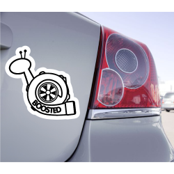 Sticker Turbo Boosted - 1