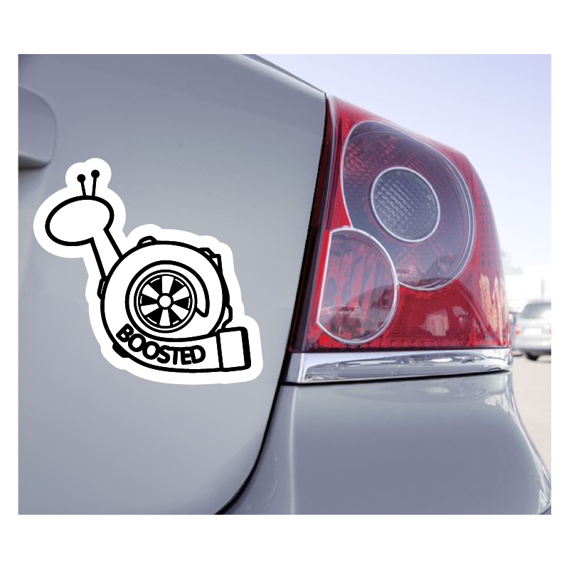Sticker Turbo Boosted - 1