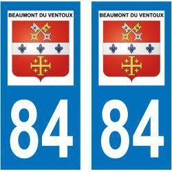 Sticker Plaque Beaumont-du-Ventoux 84340