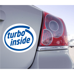 Sticker Turbo Inside - 5
