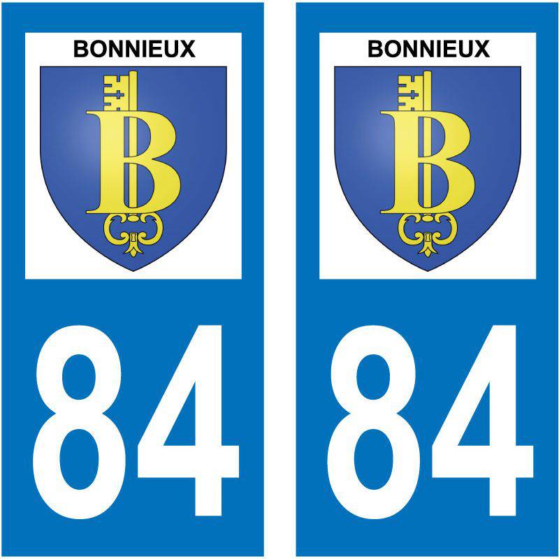 Sticker Plaque Bonnieux 84480