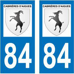 Sticker Plaque Cabrières-d'Aigues 84240