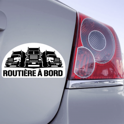 Sticker Routière à Bord - 1
