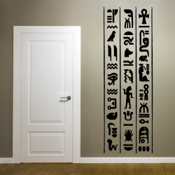 Autocollant symboles hiéroglyphes égyptien - 1