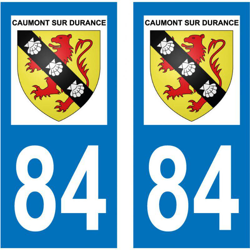 Sticker Plaque Caumont-sur-Durance 84510