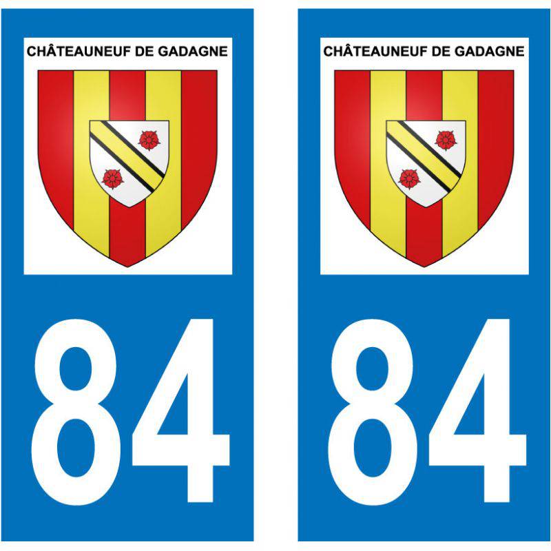Sticker Plaque Châteauneuf-de-Gadagne 84470