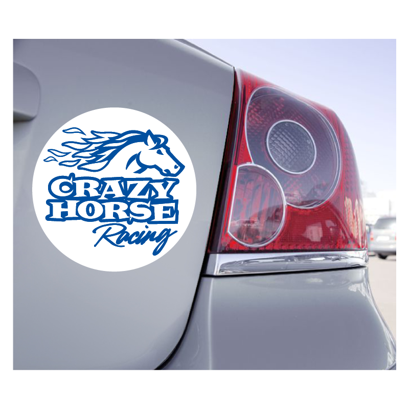 Sticker Crazy Horse Racing - 5