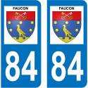 Sticker Plaque Faucon 84110