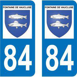 Sticker Plaque Fontaine-de-Vaucluse 84800