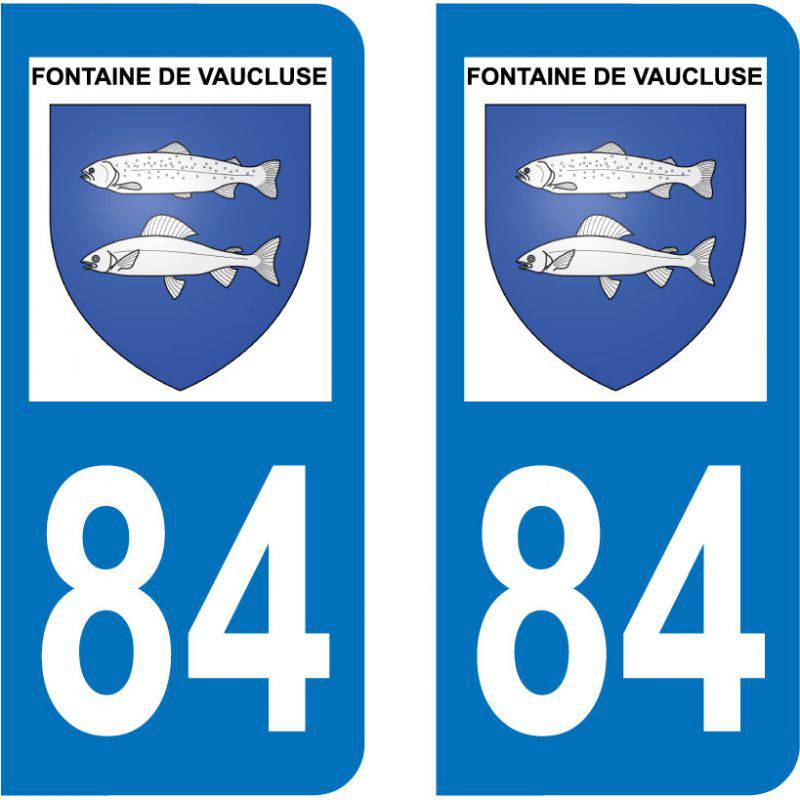 Sticker Plaque Fontaine-de-Vaucluse 84800