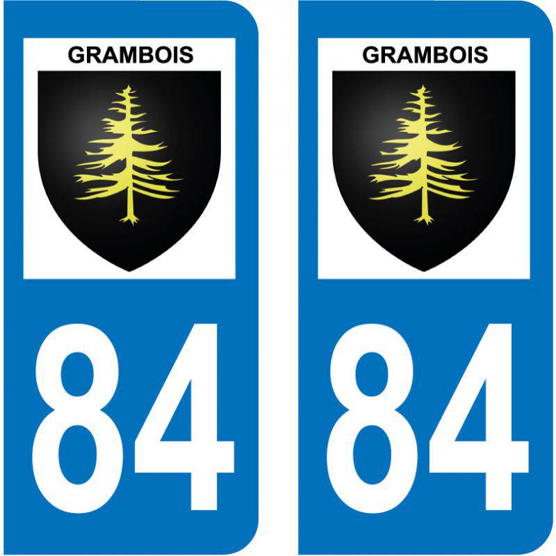Sticker Plaque Grambois 84240