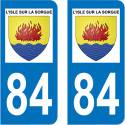 Sticker Plaque L'Isle-sur-la-Sorgue 84800