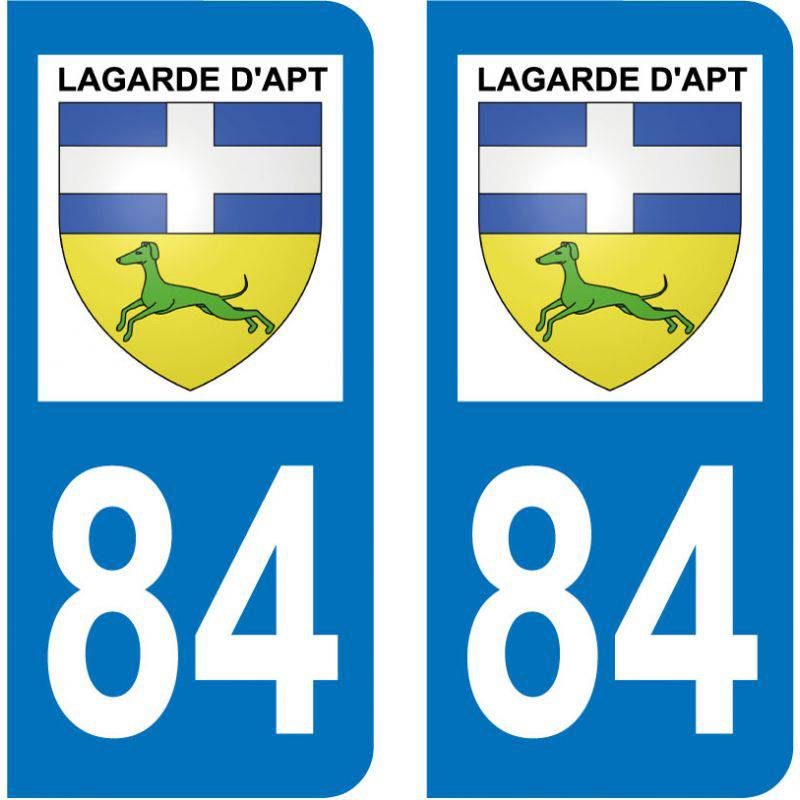 Sticker Plaque Lagarde-d'Apt 84400