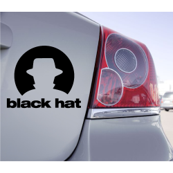 Autocollant Black Hat