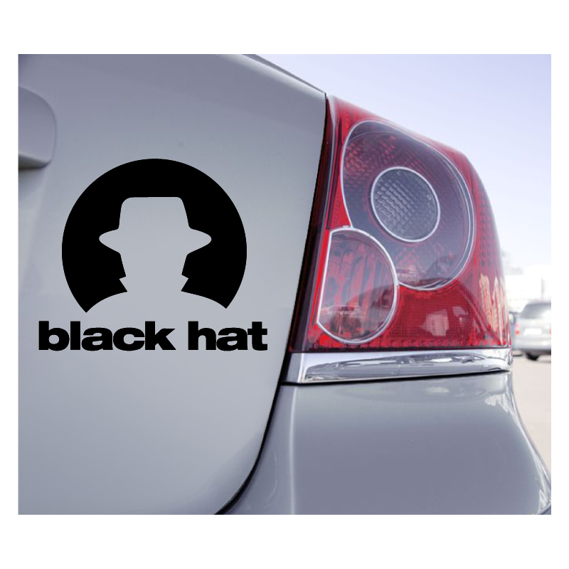 Autocollant Black Hat