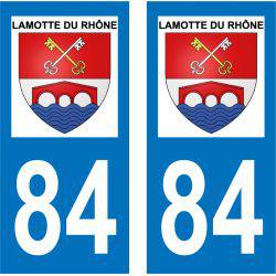 Sticker Plaque Lamotte-du-Rhône 84840