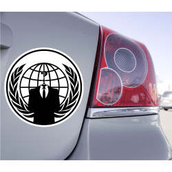 Sticker Logo Anonymous - 1