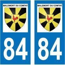 Sticker Plaque Malemort-du-Comtat 84570