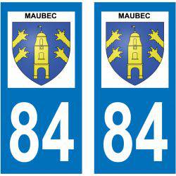 Sticker Plaque Maubec 84660