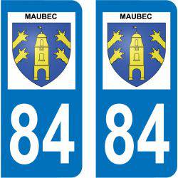 Sticker Plaque Maubec 84660