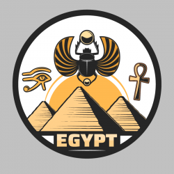 Autocollant Egypt logo - 2