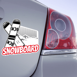 Autocollant Snowboard