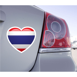 Sticker Love Drapeau Thaïlande - 1