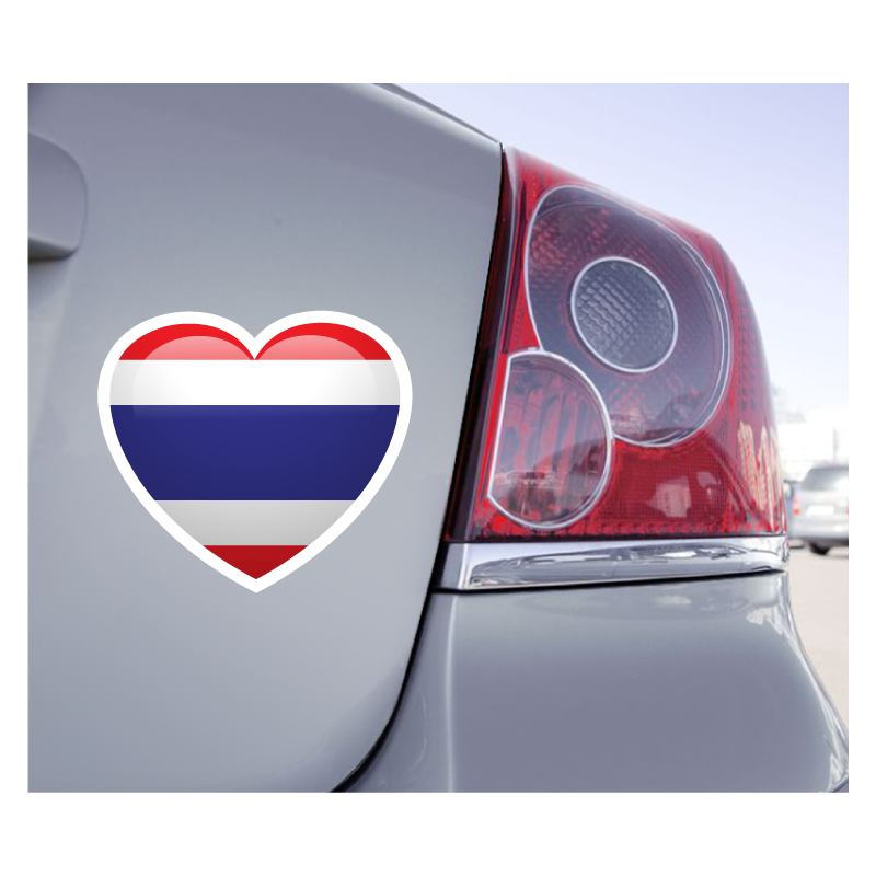 Sticker Love Drapeau Thaïlande - 1