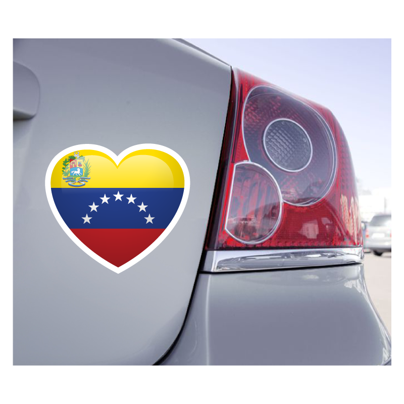 Sticker Love Drapeau Venezuela - 1