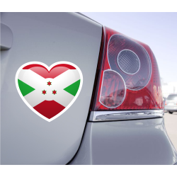 Sticker Love Drapeau Burundi - 1