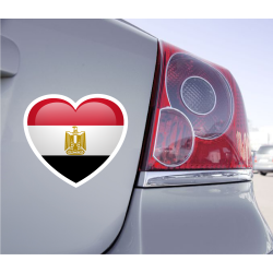 Sticker Love Drapeau Égypte - 1