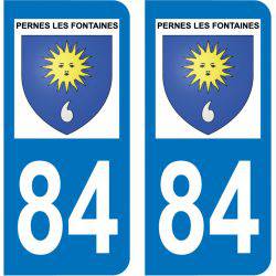 Sticker Plaque Pernes-les-Fontaines 84210