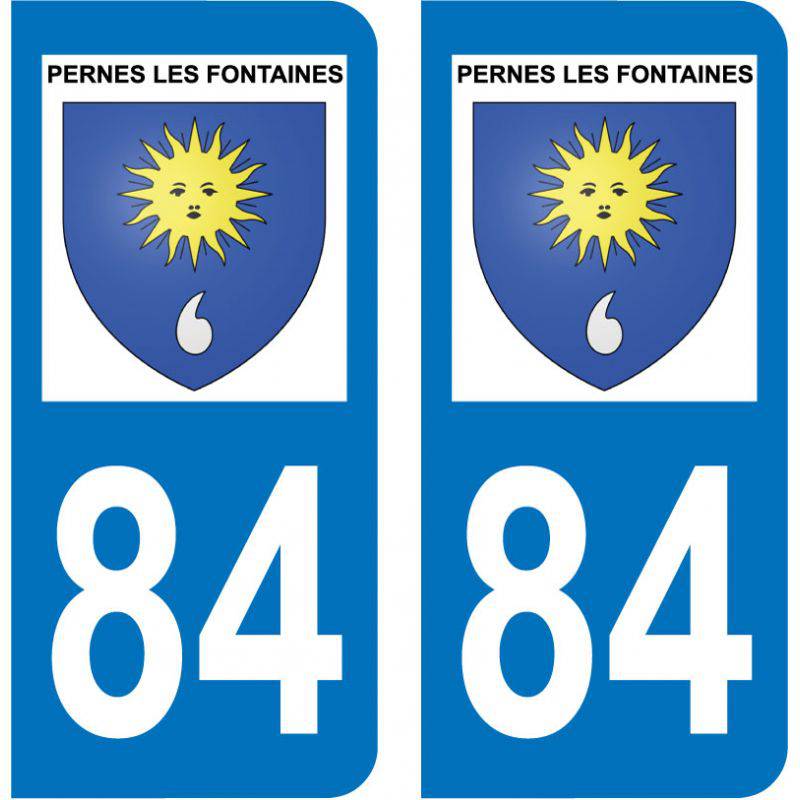 Sticker Plaque Pernes-les-Fontaines 84210