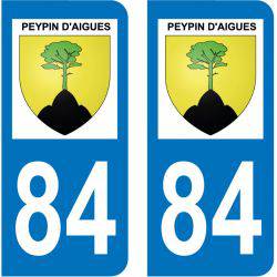 Sticker Plaque Peypin-d'Aigues 84240